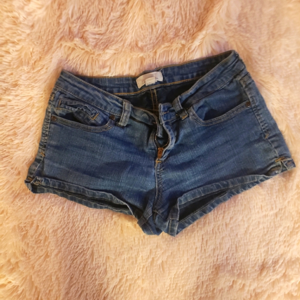 Denim shorts